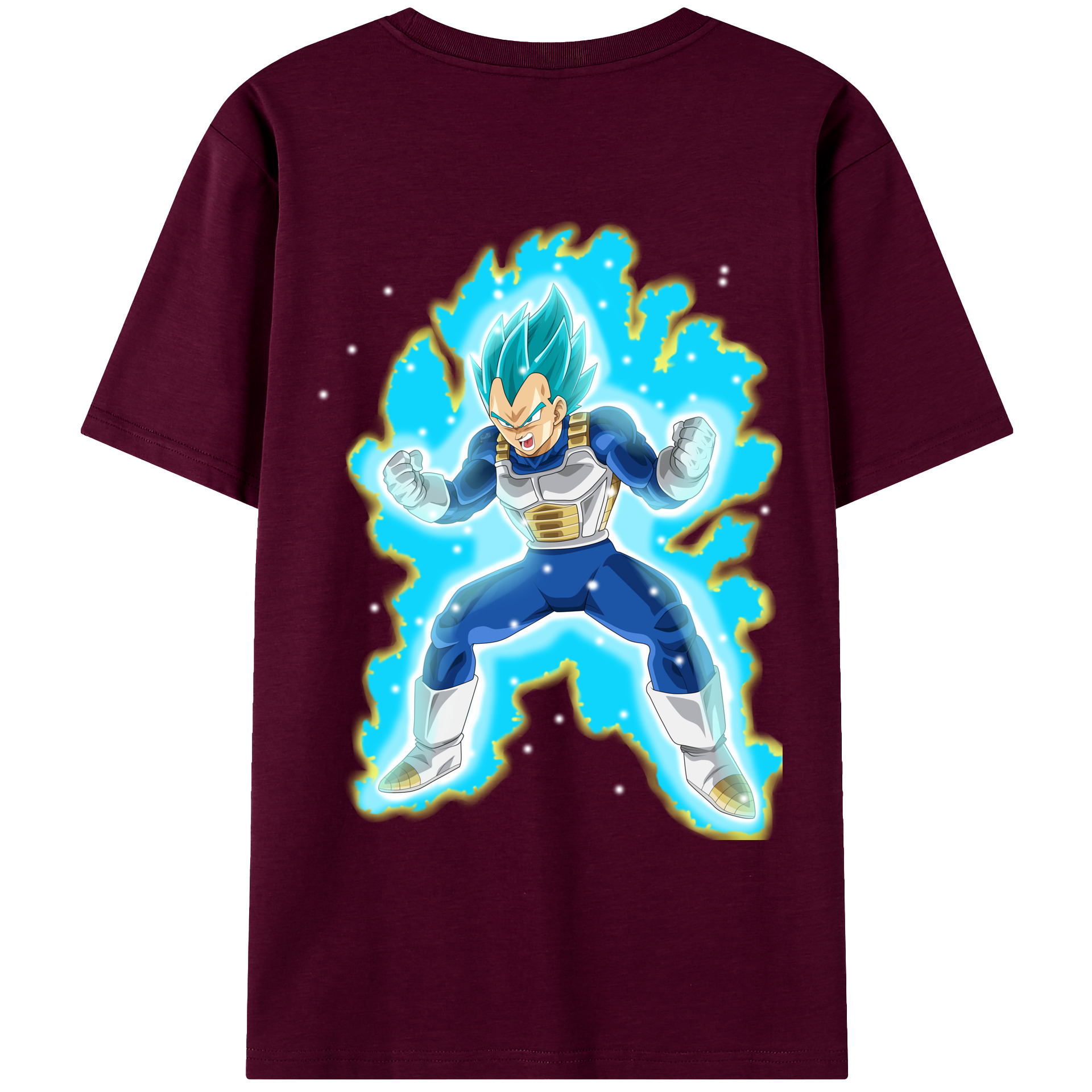 （画像用） ドラゴンボール ベジータ四世（Bejīta Yonsei）DRAGON BALL Vegeta IV レディース半袖Tシャツ(バックプリント)
